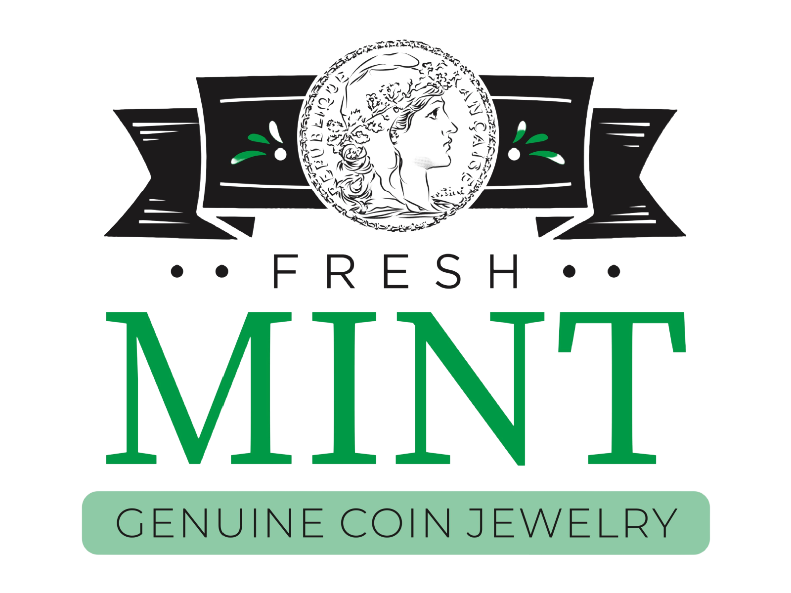 Fresh Mint Coin Jewelry